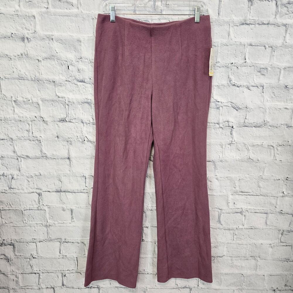A new day mauve Casual Pants Sz M straight legs stretch waist